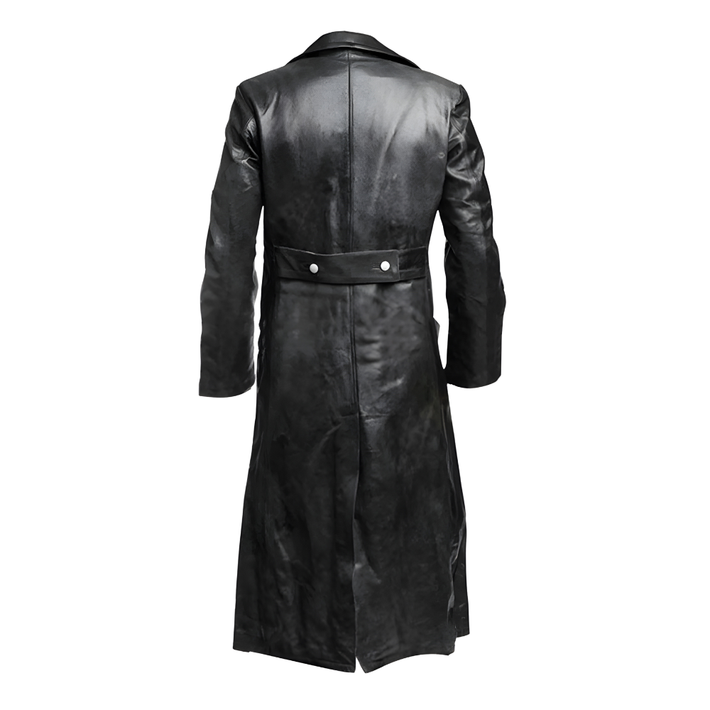NOIR - Leather Trench Coat
