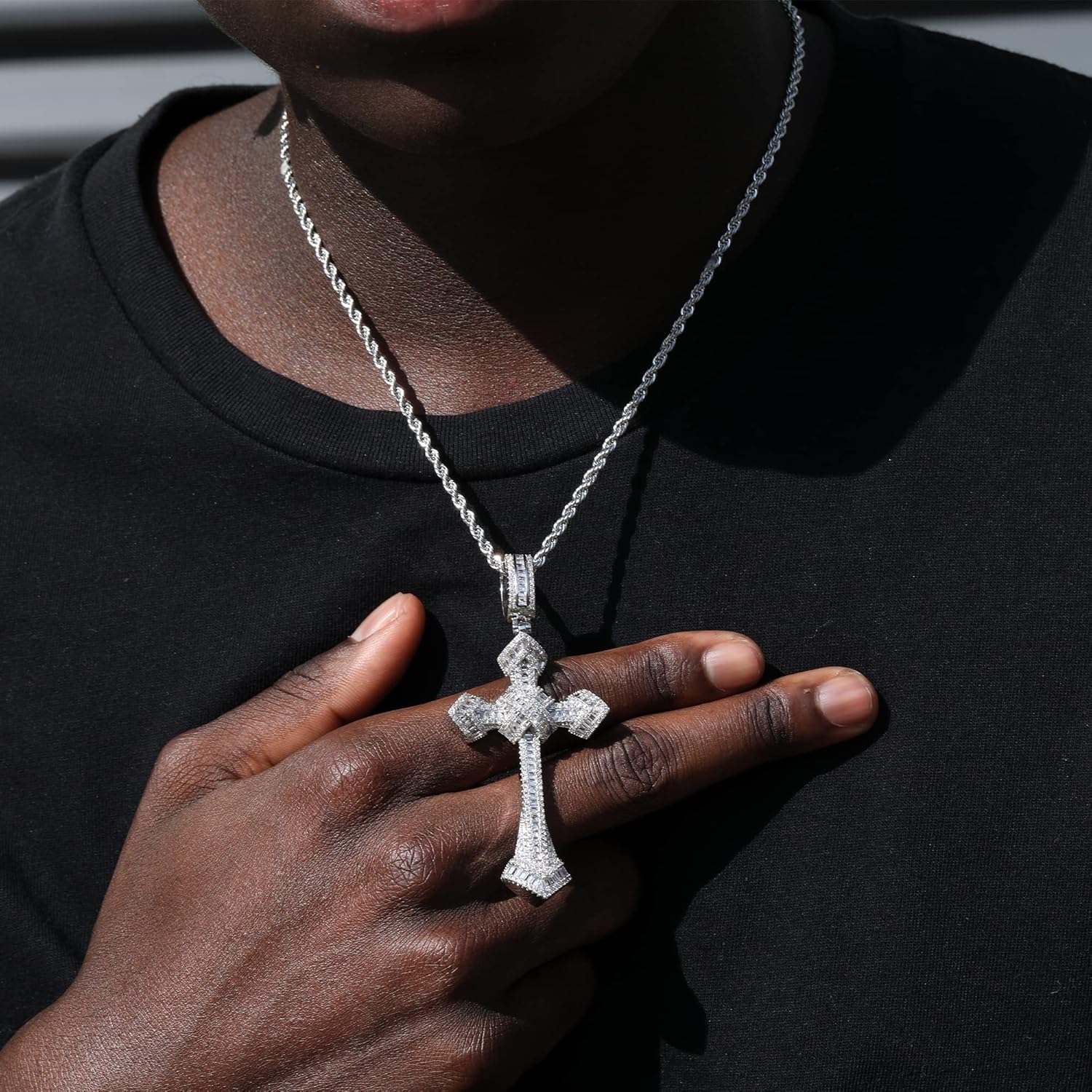 Diamond Cross Pendant