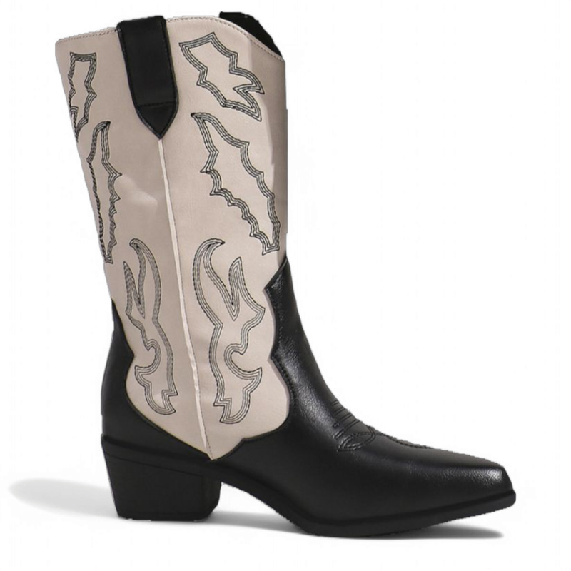 Jacky - Cowboy Comfort Heel Boots