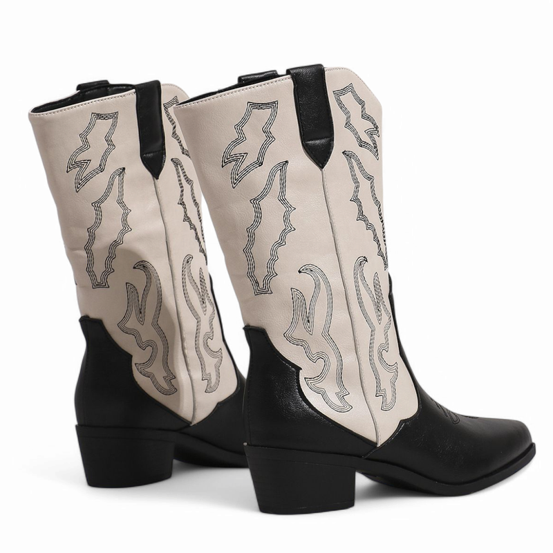 Jacky - Cowboy Comfort Heel Boots