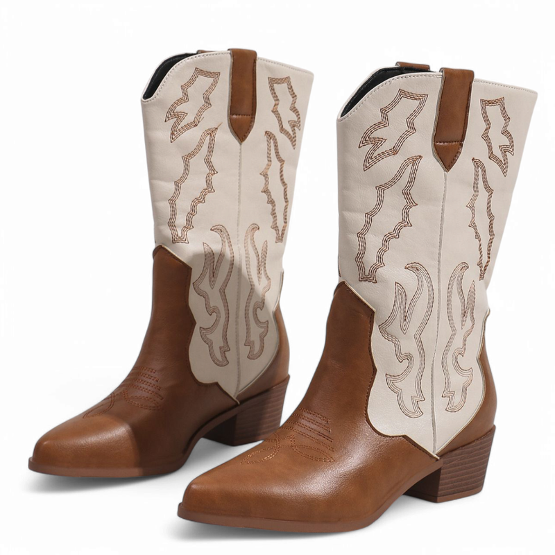 Jacky - Cowboy Comfort Heel Boots