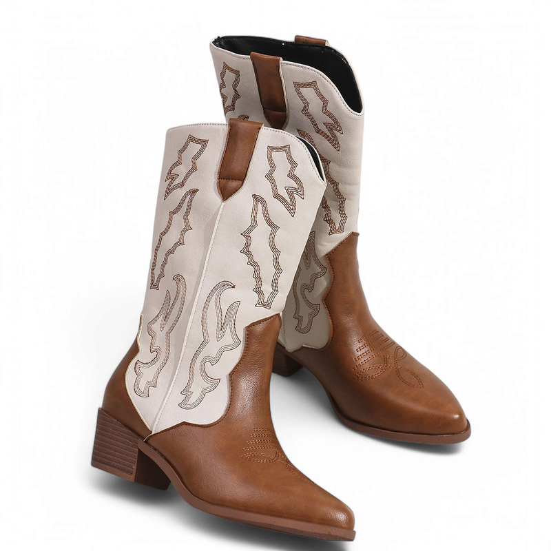 Jacky - Cowboy Comfort Heel Boots