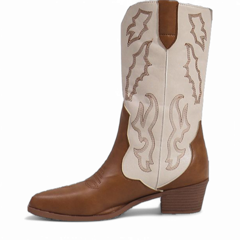 Jacky - Cowboy Comfort Heel Boots
