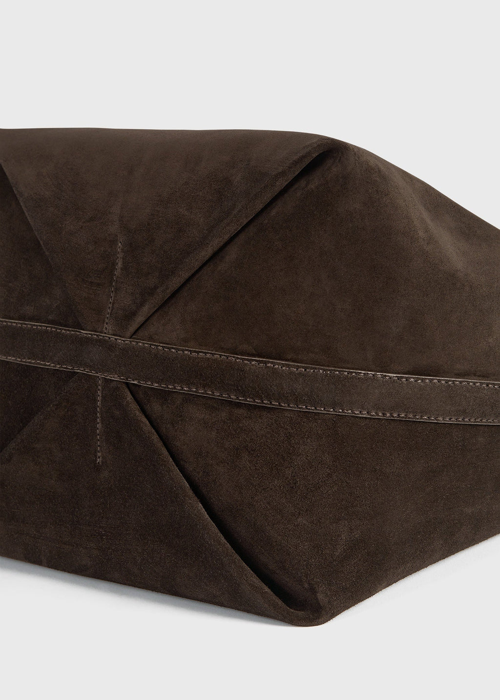 Yvonne - Belted Suede Bucket Bag